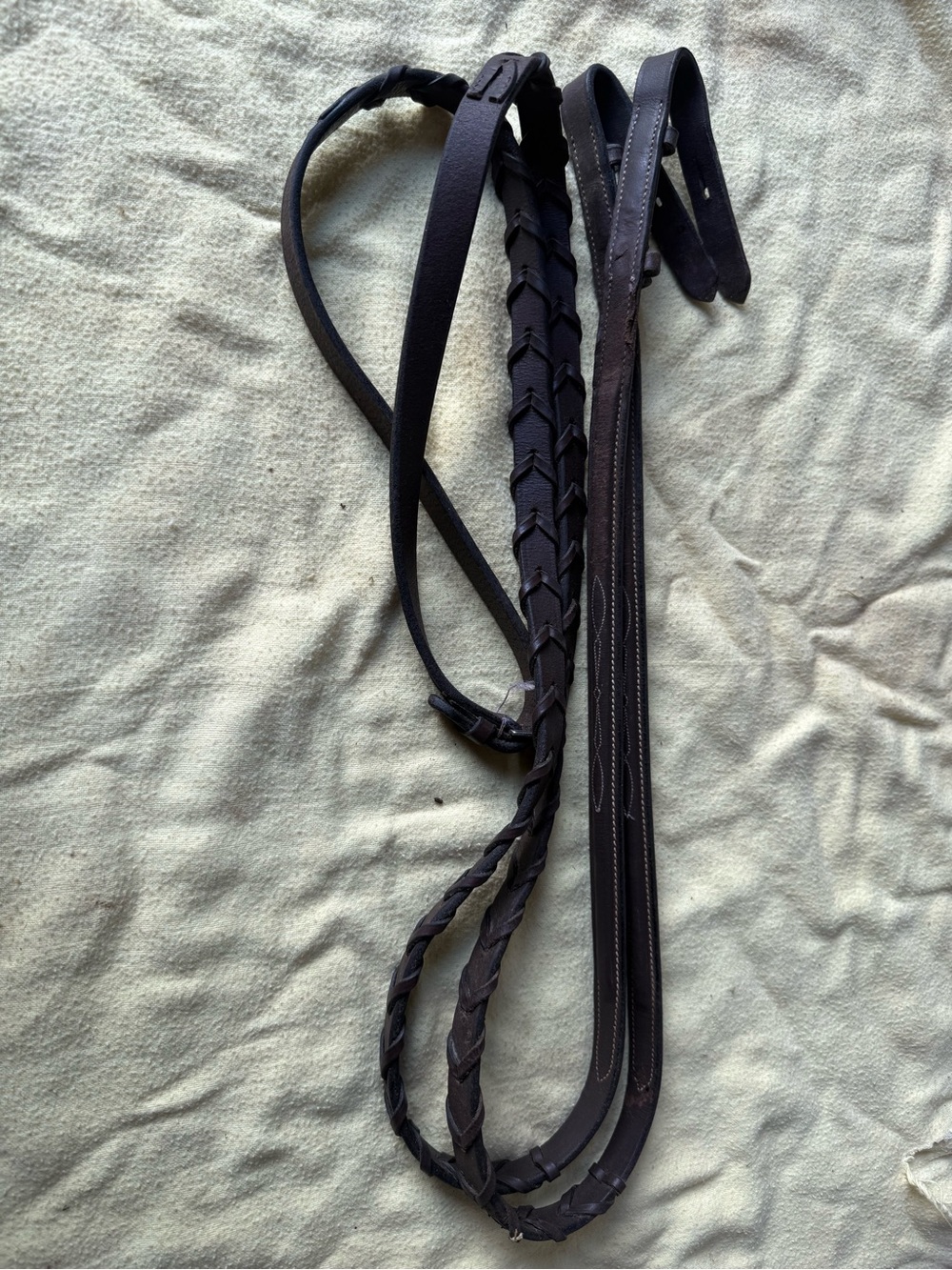 56” fancy stitch reins